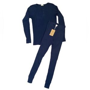 NWT The Simple Folk Ribbed Top And Leggings Size 4